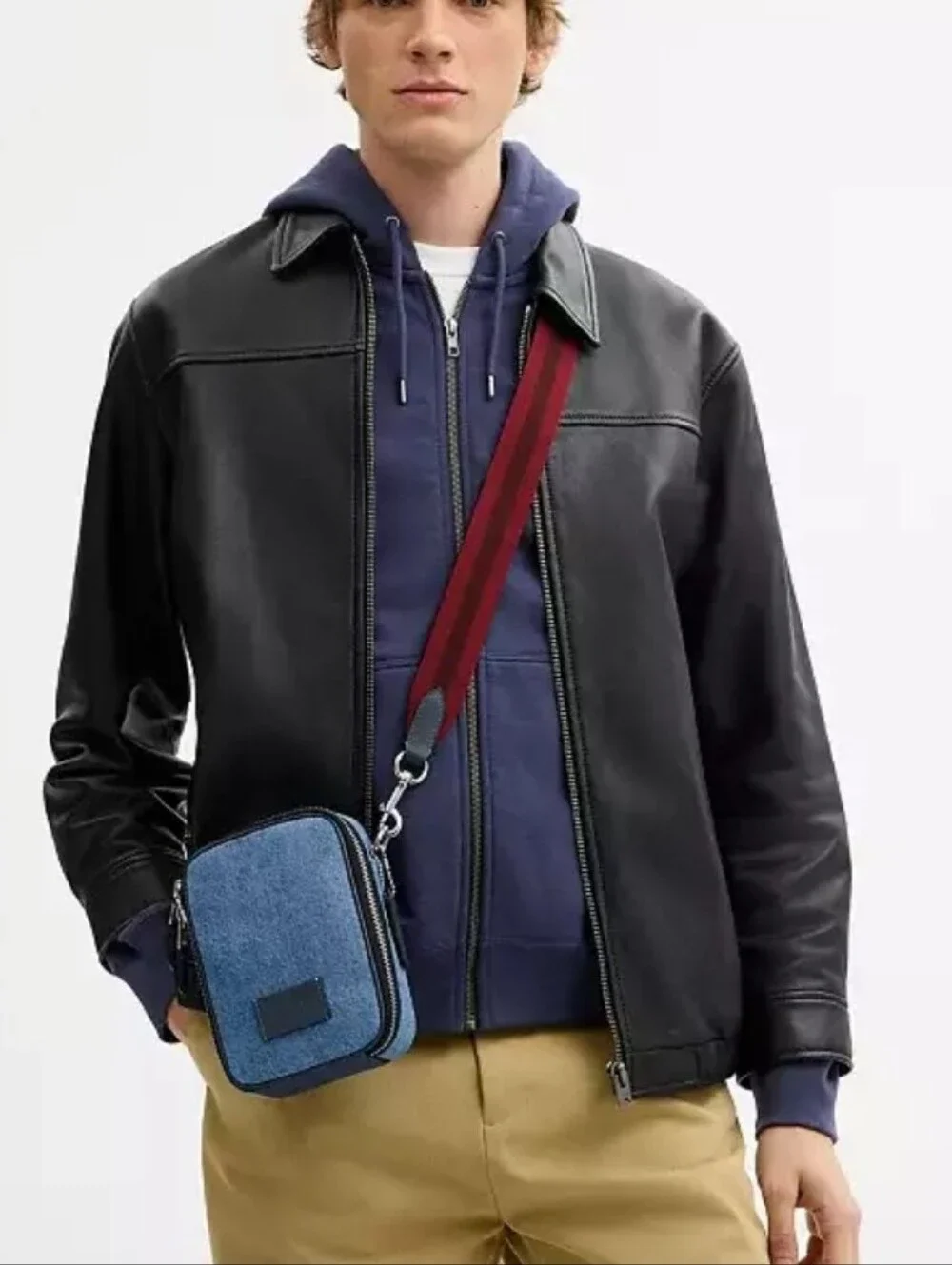 Coach Stanton Crossbody Bag In Denim